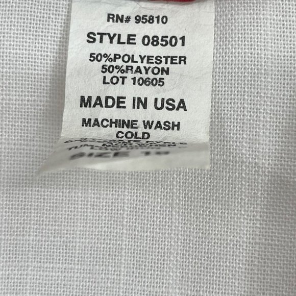 Bedford Fair Blazer Jacket 16 White Button Down Pockets - Picture 4 of 10